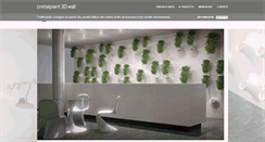 Desktop Screenshot of cristalplant3dwall.it