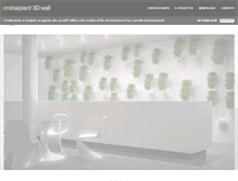 Tablet Screenshot of cristalplant3dwall.it